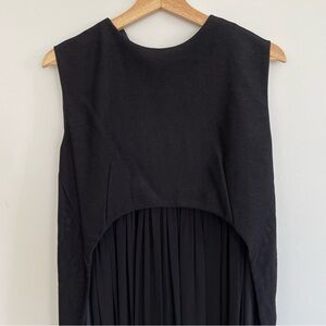 Balenciaga Black Asymmetrical Shift Dress Ready To Wear 2012
